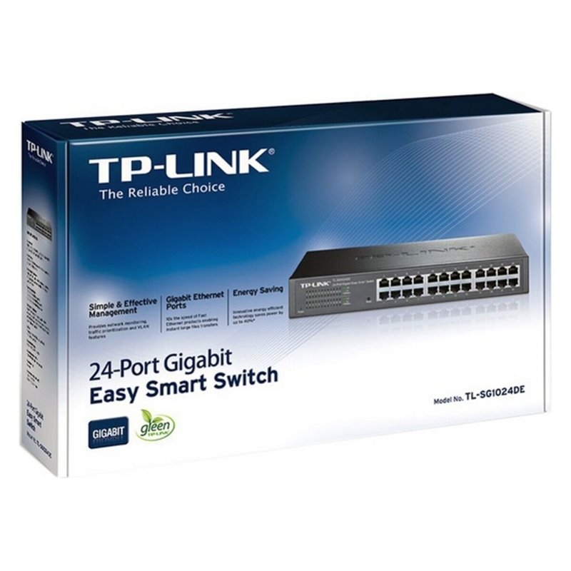 Image secondaire de Tp-Link TL-SG1024DE Géré L2 Gigabit Ethernet (10/100/1000) 1U Noir