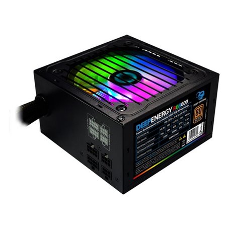 Bloc dAlimentation CoolBox DG-PWS600-MRBZ RGB 600W Noir 600 W