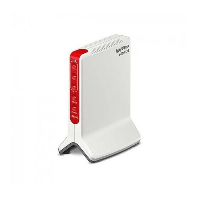 Fritz!Box Box 6820 LTE International routeur sans fil Gigabit Ethernet Monobande (2,4 GHz) 4G Rouge, Blanc