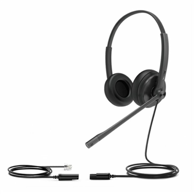 Yealink YHS34 DUAL écouteur/casque Avec fil Arceau Bureau/Centre d'appels Noir