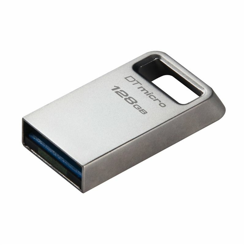 Kingston Technology DataTraveler 128 Go Micro 200 Mo/s Metal USB 3.2 Gen 1