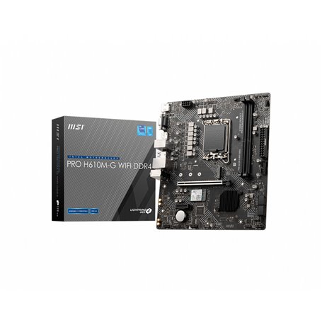 Carte Mère MSI PRO H610M-G WIFI DDR4 Intel H610 LGA 1700