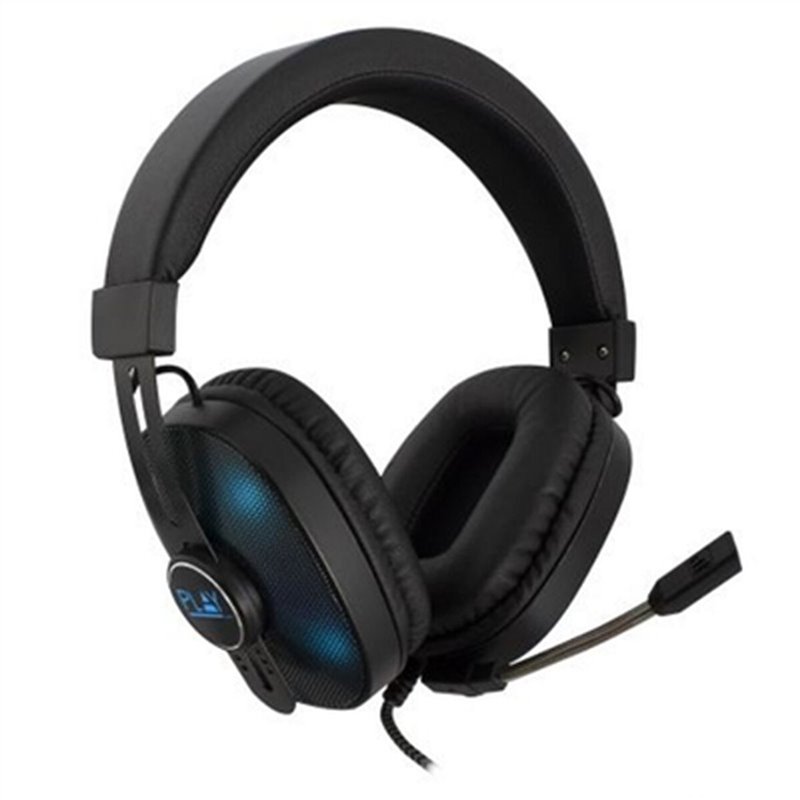 Ewent Play PL3321 Casque Avec fil Arceau Jouer Noir