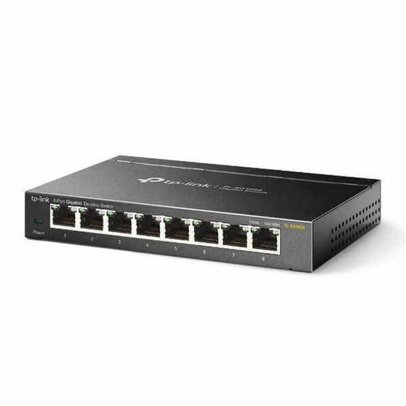 Tp-Link TL-SG108S Non-géré Gigabit Ethernet (10/100/1000) Noir