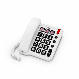 Téléphone fixe Telecom 3294B Blanc