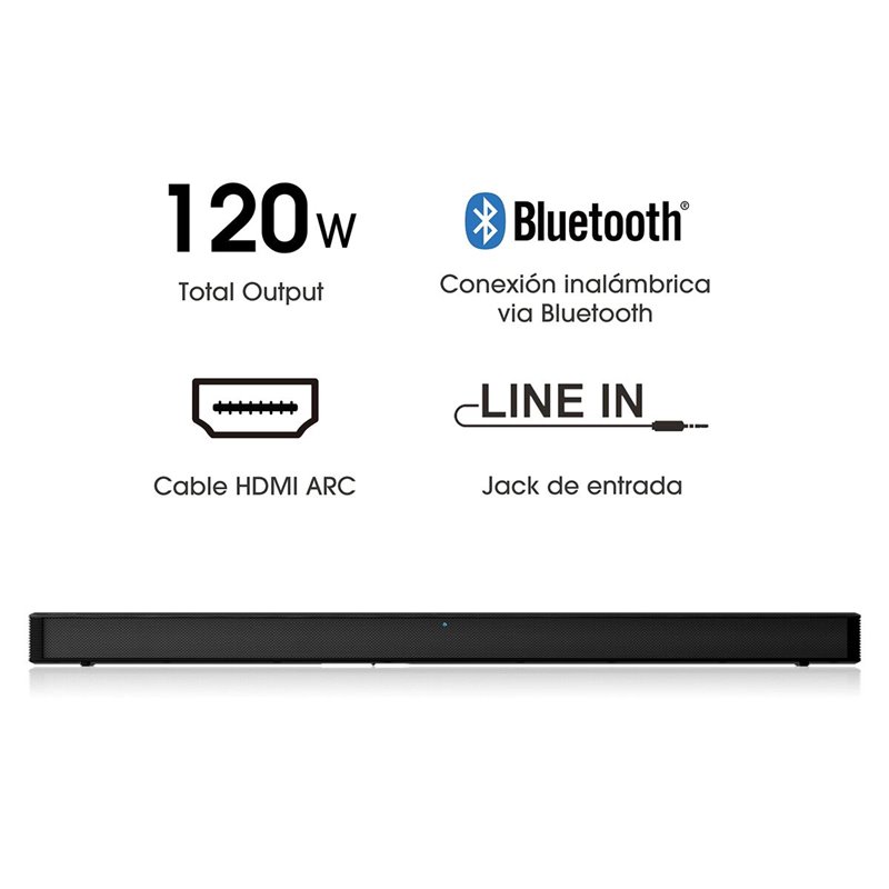 Image secondaire de Hisense HS205G haut-parleur soundbar Noir 2.0 canaux 60 W