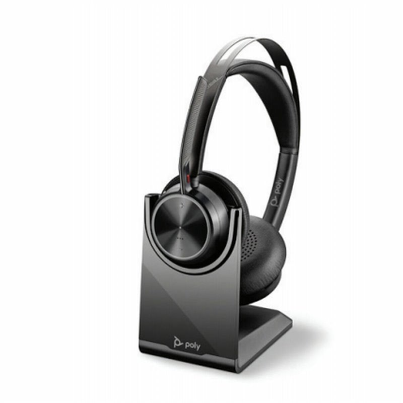 Poly Voyager Focus 2 UC Casque Avec fil &sans fil Arceau Bureau/Centre d'appels USB Type-A Bluetooth Noir