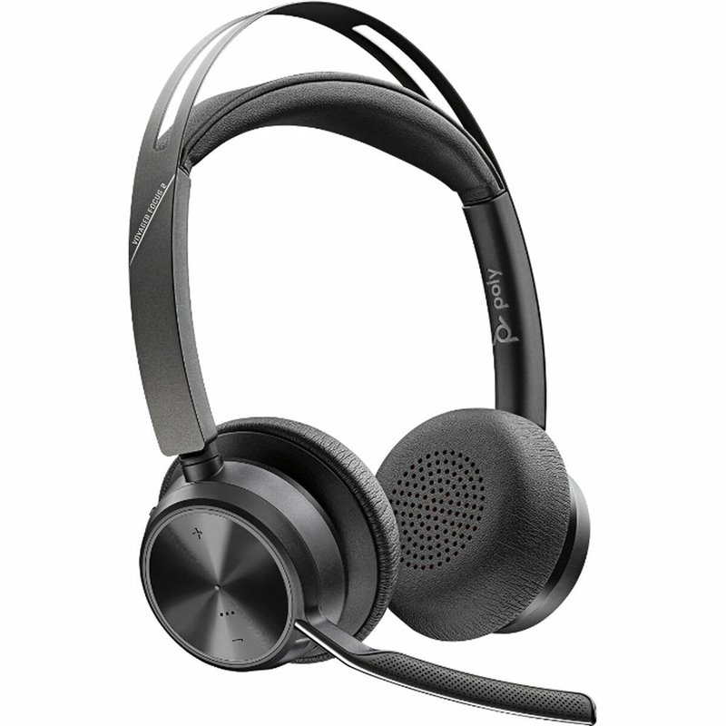 Image secondaire de Poly Voyager Focus 2 UC Casque Avec fil &sans fil Arceau Bureau/Centre d'appels USB Type-A Bluetooth Noir