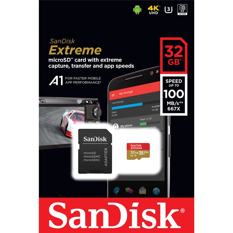 Image secondaire de Carte Mémoire SanDisk Extreme 32 GB