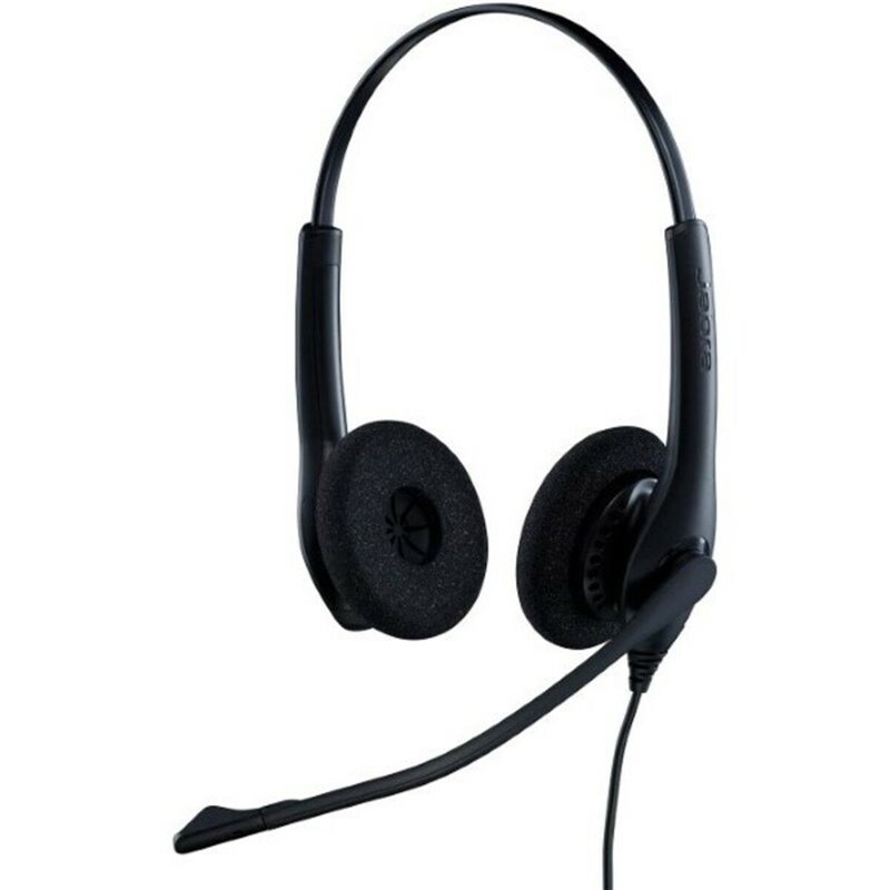 Jabra Biz 1500 Duo QD Casque Avec fil Arceau Bureau/Centre d'appels Bluetooth Noir