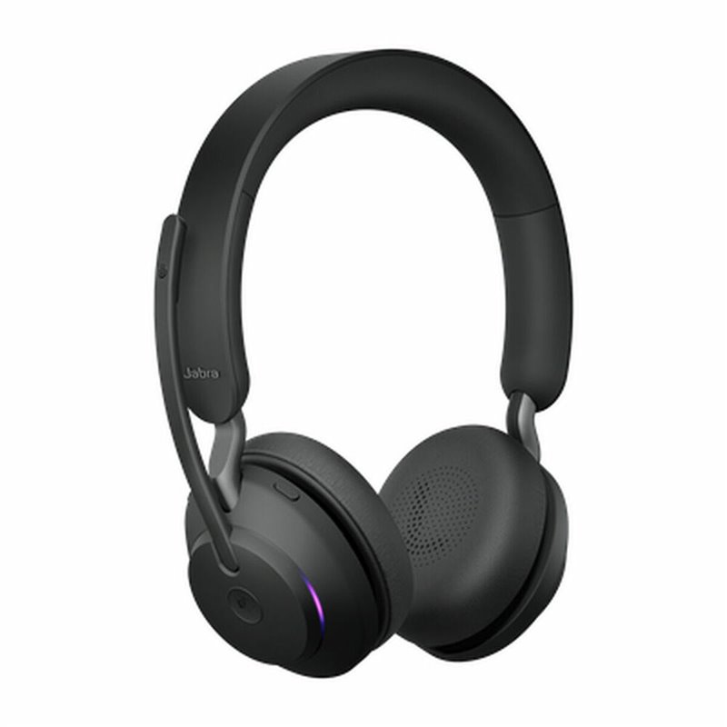 Jabra Evolve2 65, MS Stereo Casque Sans fil Arceau Bureau/Centre d'appels USB Type-C Bluetooth Noir