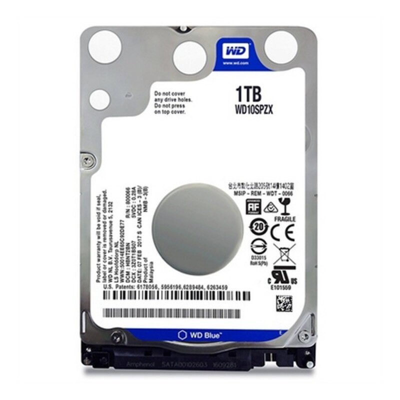 Image secondaire de Disque dur Western Digital Blue WD10SPZX 1 TB 5400 rpm 2,5