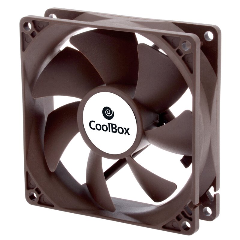 Coolbox VENCOOAU090 boîtier PC Ventilateur 9 cm Noir