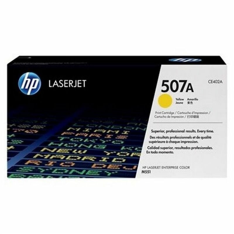 HP 507A toner LaserJet jaune authentique