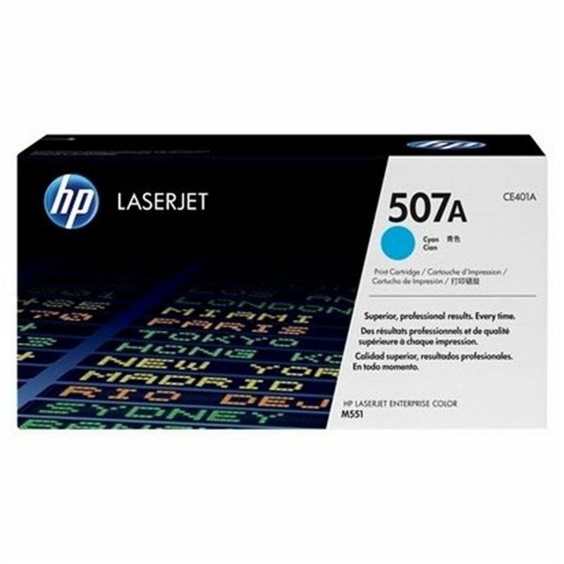 HP 507A toner LaserJet cyan authentique