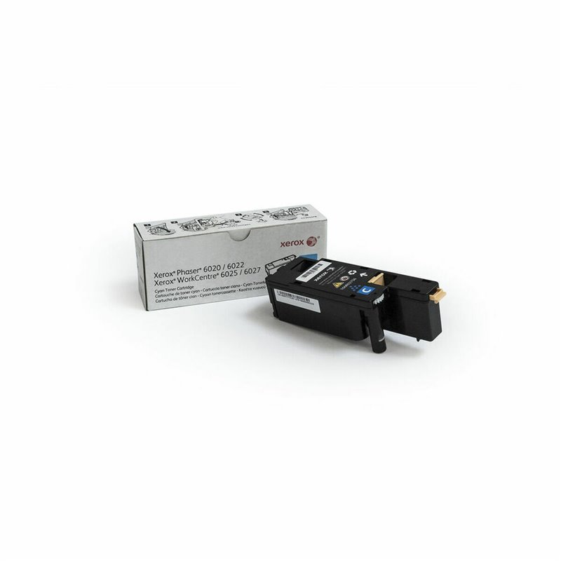 Xerox Cartouche de toner Cyan de Capacité standard Phaser® 6020/6022, WorkCentre® 6025/6027 (1000 pages) - 106R02756