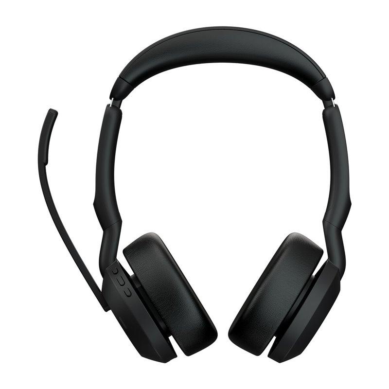 Jabra Evolve2 55 Casque Sans fil Arceau Bureau/Centre d'appels Bluetooth Socle de chargement Noir