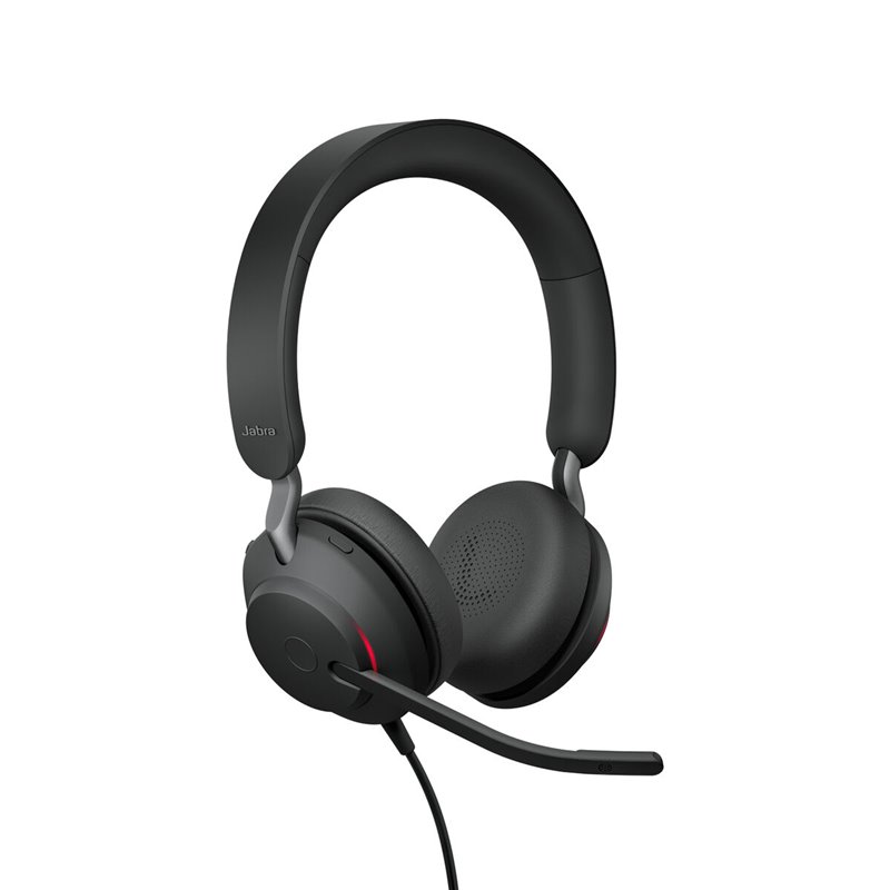 Jabra Evolve2 40 SE Casque Avec fil Arceau Appels/Musique USB Type-C Noir