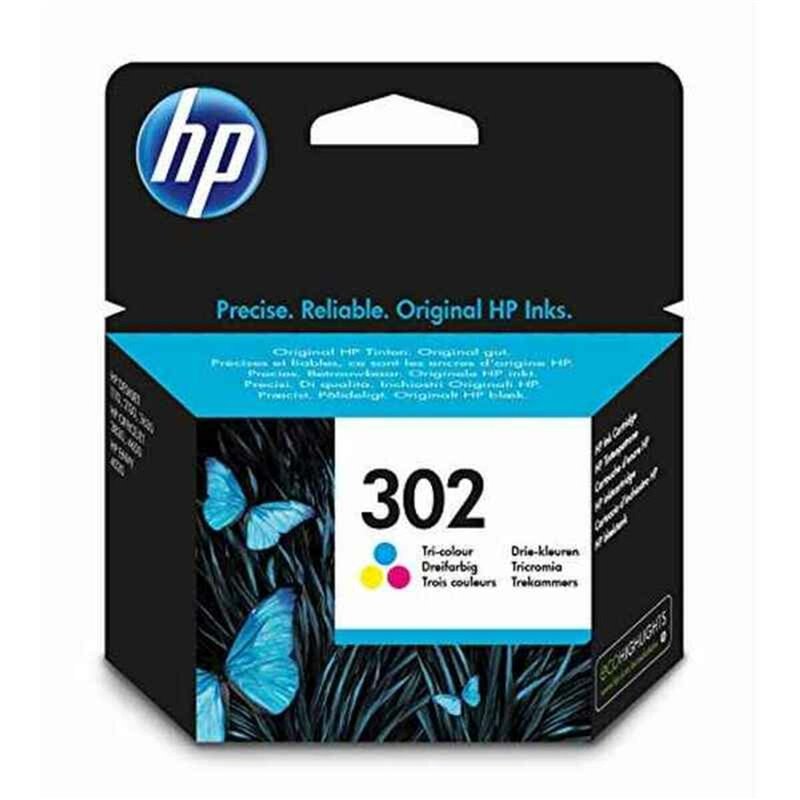 HP 302 Cartouche d'encre trois couleurs authentique