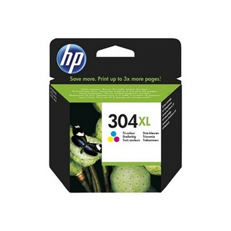 HP 304XL Cartouche d'encre trois couleurs grande capacité authentique