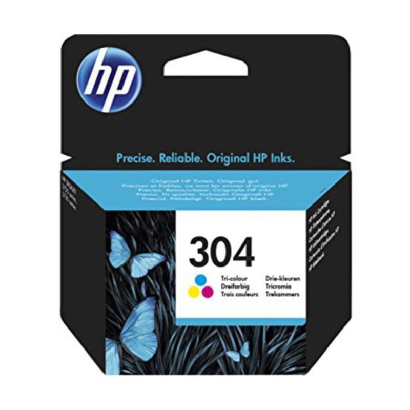 HP 304 Cartouche d'encre trois couleurs authentique