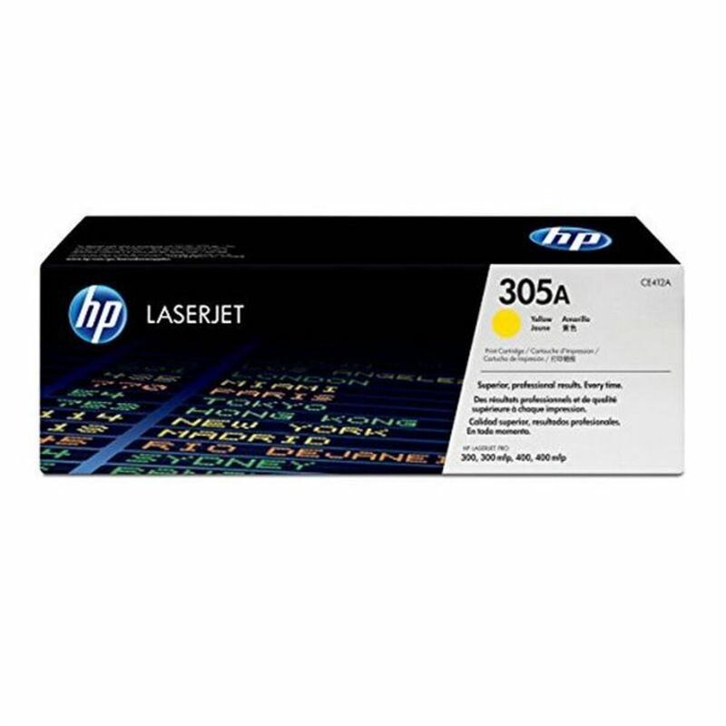 Image secondaire de HP 305A toner LaserJet jaune authentique