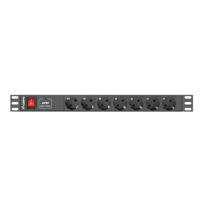 Réglette Lanberg PDU-07F-0200-IEC-BK (1 m) (2 m)