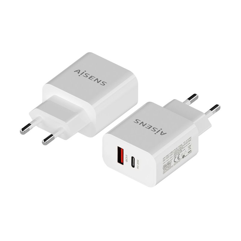 Image secondaire de Chargeur mural Aisens A110-0681 Blanc 20 W