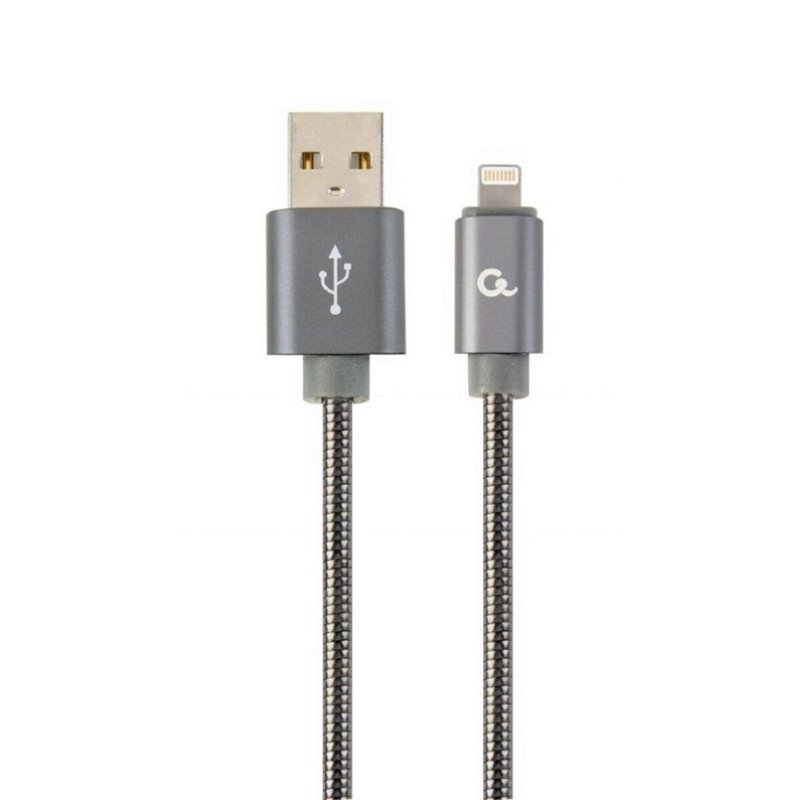 Câble Lightning Câblexpert CC-USB2S-AMLM-2M-BG