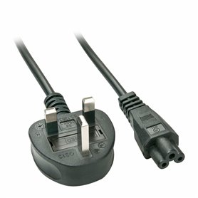 Câble dAlimentation UK/IEC C5 LINDY 30409 2 m