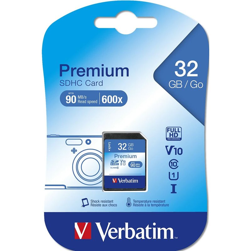 Verbatim Premium 32 Go SDHC Classe 10