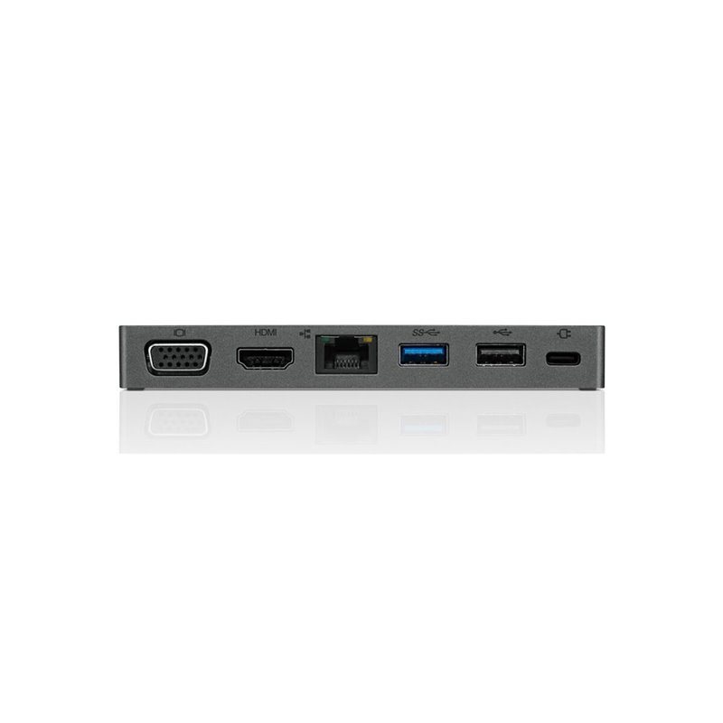 Image secondaire de Lenovo 4X90S92381 station d'accueil Avec fil USB 3.2 Gen 1 (3.1 Gen 1) Type-C Gris