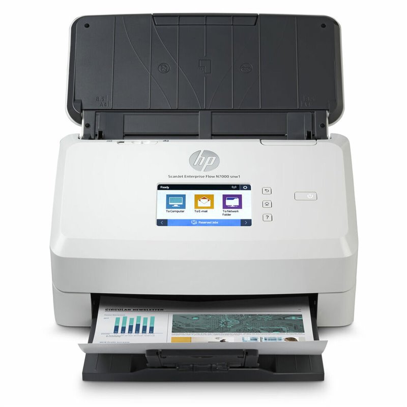 HP Scanjet Enterprise Flow N7000 Alimentation papier de scanner 600 x 600 DPI A4 Blanc