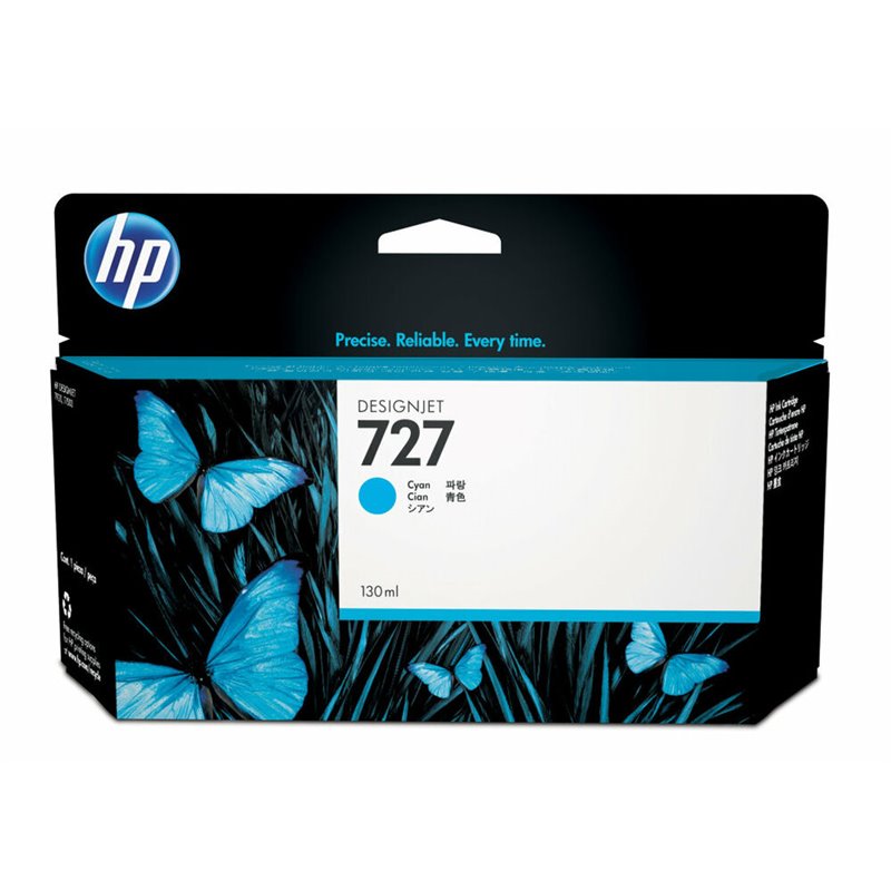 HP 727 cartouche d'encre DesignJet cyan, 130 ml