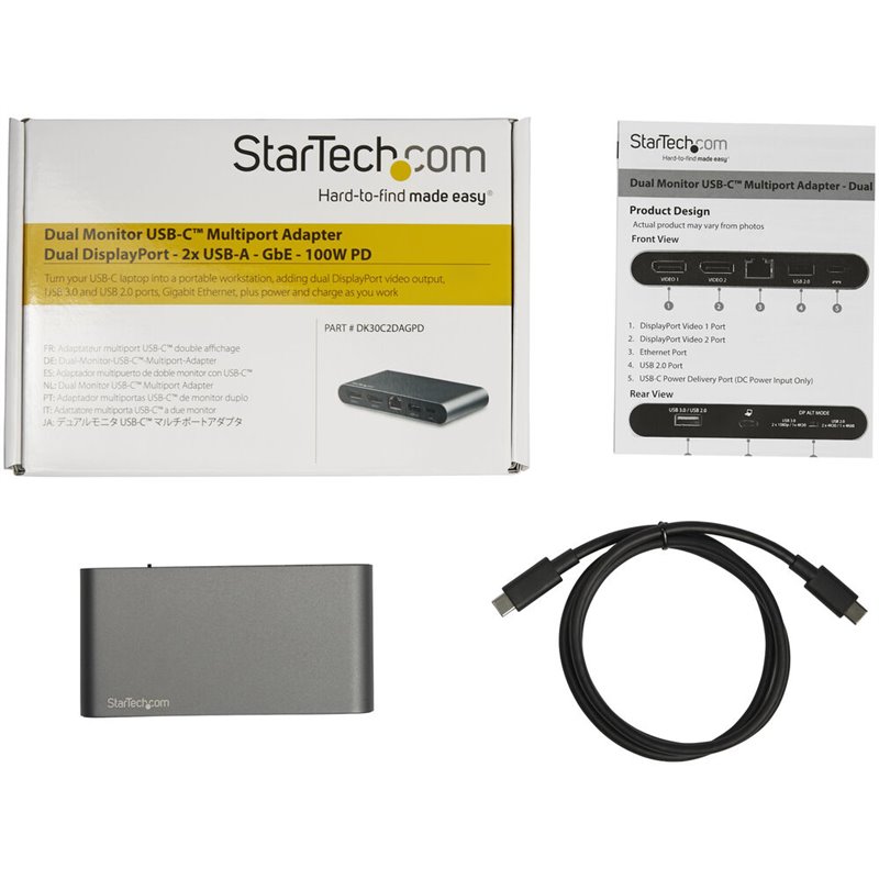 Image secondaire de Station d'acceuil Startech DK30C2DAGPD