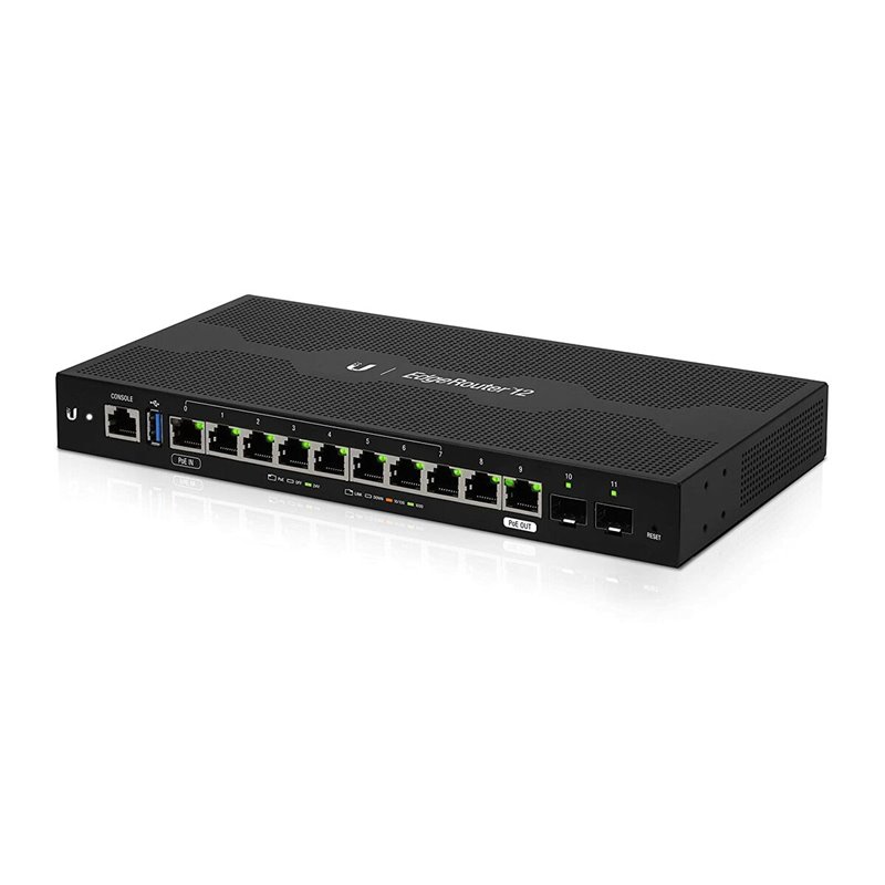 Router Ubiquiti ER-12 1000 MHz Noir