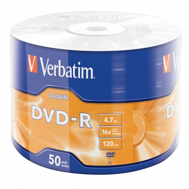 Image secondaire de Verbatim 43791 DVD vierge 4,7 Go DVD-R 50 pièce(s)