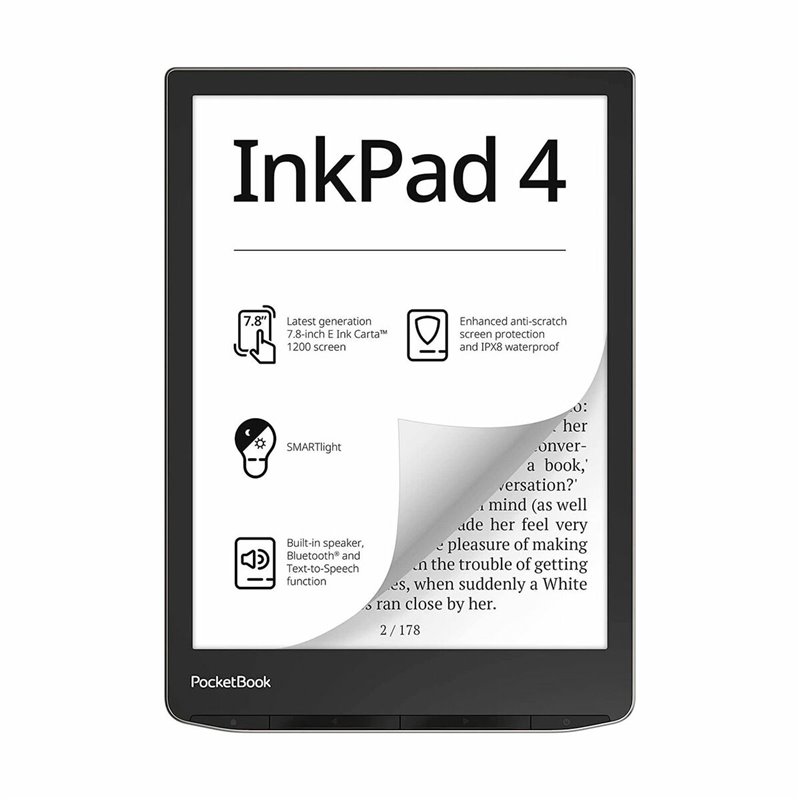 Ebook PocketBook InkPad 4 32 GB 7,8