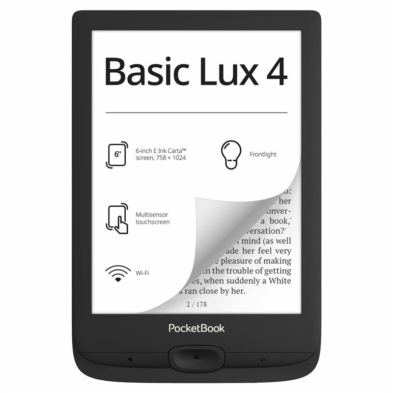 Ebook PocketBook LUX 4 8 GB RAM Noir