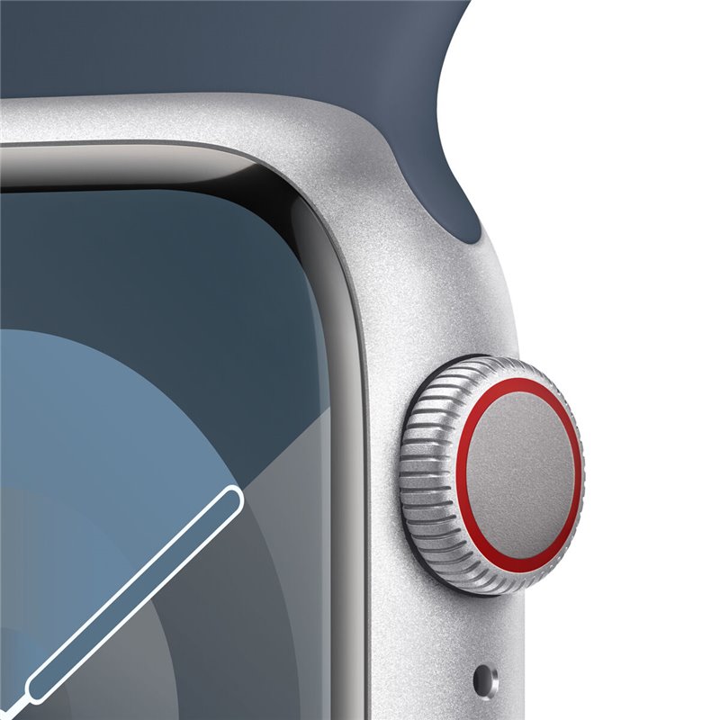 Image secondaire de Montre intelligente Apple Watch Series 9 Bleu Argenté 41 mm