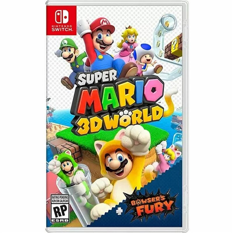 Nintendo Super Mario 3D World + Bowsers Fury Standard+Module complémentaire Anglais, Espagnol Nintendo Switch