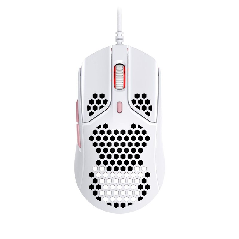 Hyperx Pulsefire Haste - Souris pour Gaming (blanc-rose)