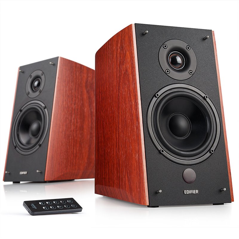 Haut-Parleurs bluetooth Edifier R2000DB Marron Bois