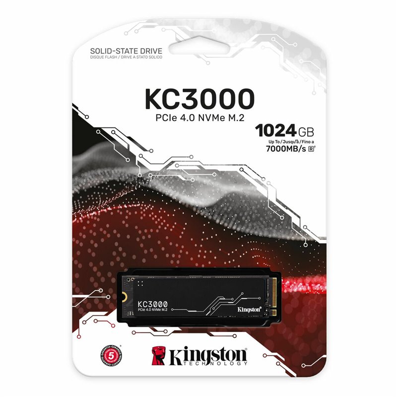 Image secondaire de Kingston Technology 1024G KC3000 M.2 2280 NVMe SSD