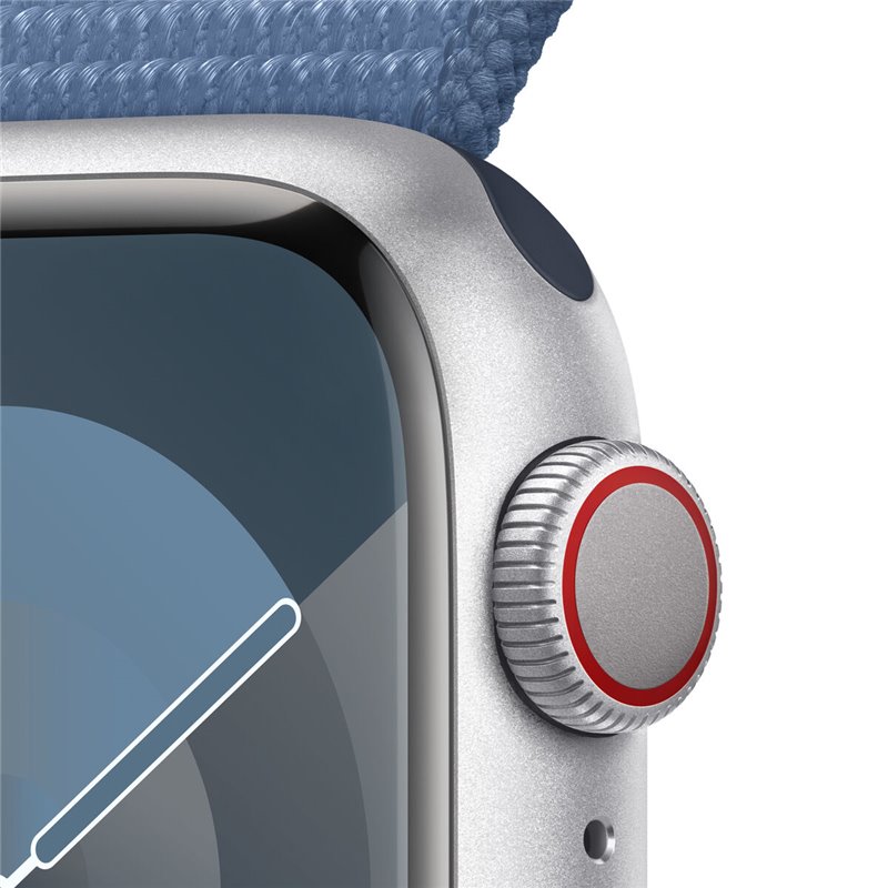 Image secondaire de Apple Watch Series 9 Bleu Argenté 41 mm