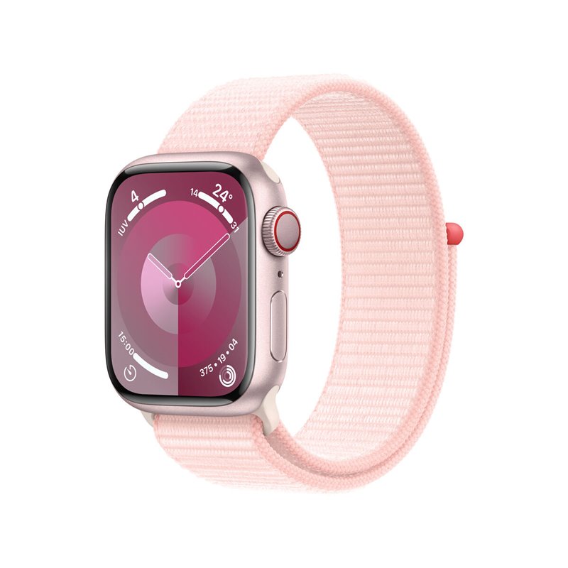 Bracelet pour montre Watch S9 Apple MRJ13QL/A Rose 1,9