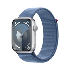 Montre intelligente Apple Watch Series 9 Bleu Argenté 45 mm