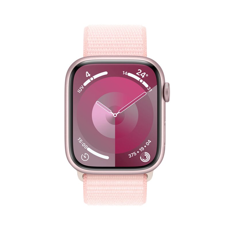 Image secondaire de Montre intelligente Watch S9 Apple MRmm3QL/A Rose 1,9