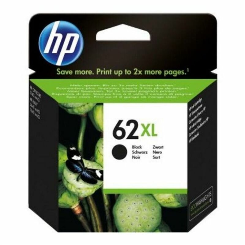 HP 62XL cartouche d'encre noire grande capacité authentique