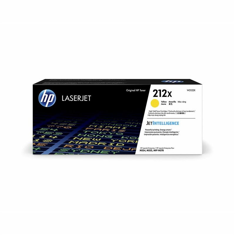 HP Toner LaserJet jaune grande capacité authentique 212X